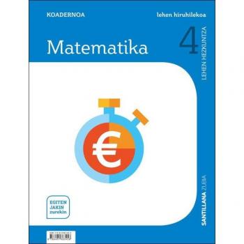 CUADERNO MATEMATICAS 4 PRIMARIA 1 TRIM SABER HACER CONTIGO ZUBIA