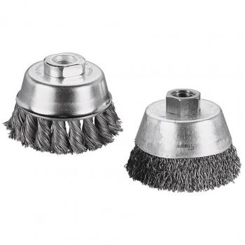 Wolfcraft 65mm Stainless Steel Wire Cup Brush