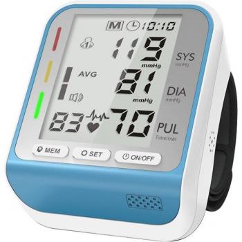 Intelligent Wrist BP Monitor with Voice Alerts