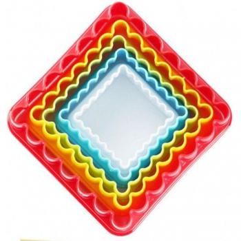 Molde de émbolo para decoración de galletas, 5 piezas