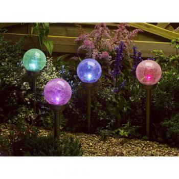 RadiantSteel Solar Pole Kit – 4‑Piece Dual LED