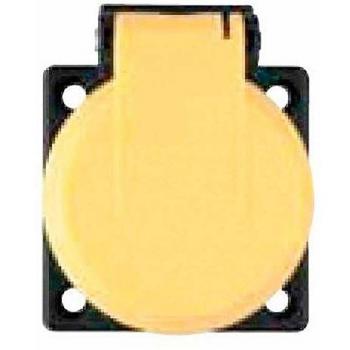 Sursum 1561030 IP54 Gelber Wandstecker