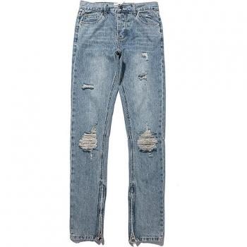 Jeans de Motocicleta Estilo Punk