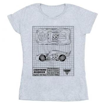 Women’s Disney Cars Lightning McQueen Graphic Tee – Baby Pink