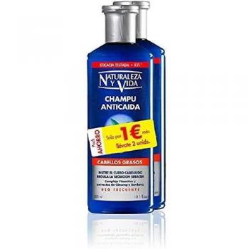 Naturaleza Y Vida Shampoo Anti Caduta Capelli Grassi 2x300ml