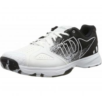 Wilson Kaos Devo, Tennis homme, Blanc (White/Black/Pearl Blue)