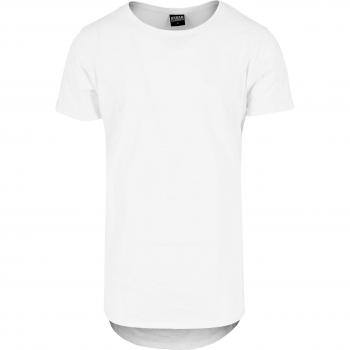 Urban Classics Herren Langarmshirt T-Shirt Long Back Shaped Slub Tee weiß XXL
