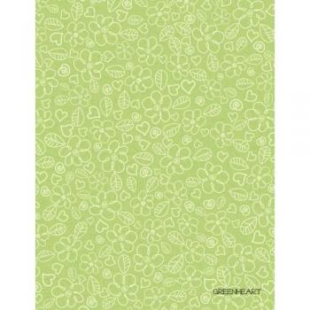 Greenheart: 50-page Very Thin Journal for Writing, School or Taking Notes