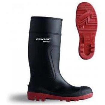 Dunlop Warwick Full Safety Wellington Black Size 10
