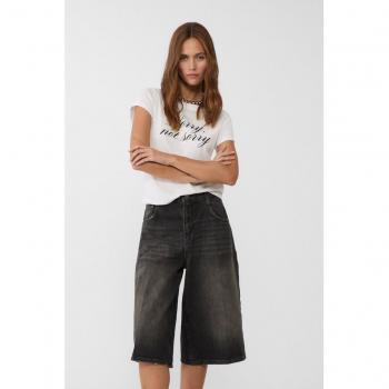 Baggy Denim Nero Slattato Stradivarius 38