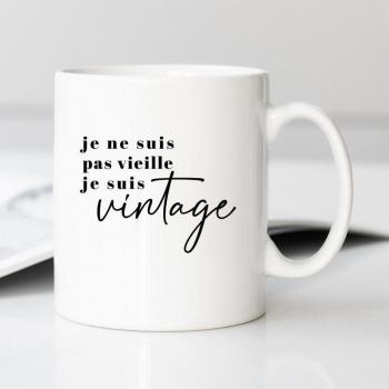 Mug Classico Bianco Vintage