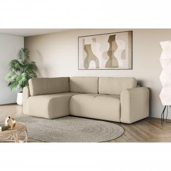 Ecksofa Zacharia 250x166x86 cm, beige