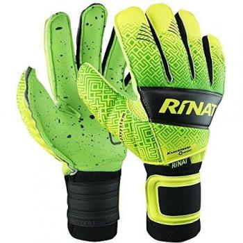 Rinat Quantum Turf Torhandschuh – Neon Gelb/Grün, 7 Schnürung