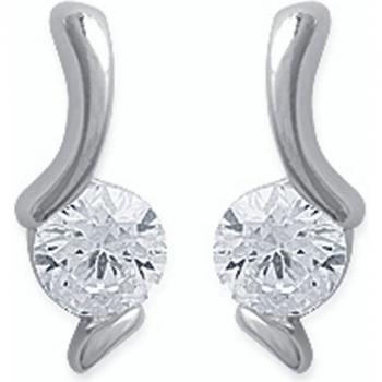 Les Trésors De Lily B8302 Silver Câlin Earrings