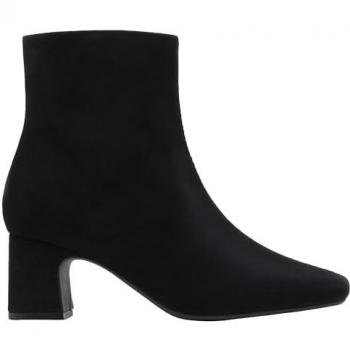 Clarks Fernie Bottes en Daim Noir avec Zip