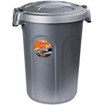 Cubo Stefanplast 46 L Gris Plástico 44 x 60 x 40 cm