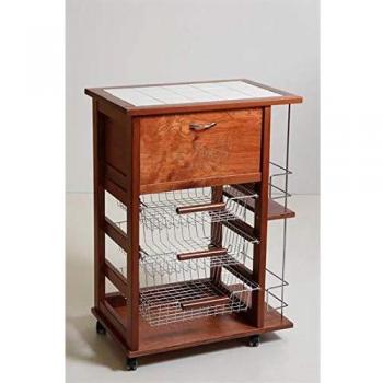 Carrello porta frutta Vesuvio con porta pane