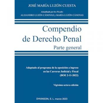 Compendio de Derecho Penal. Parte General