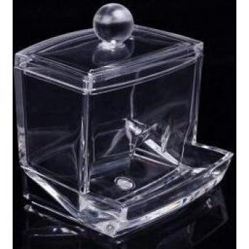 Soporte de Acrílico para Bastoncillos de Algodón