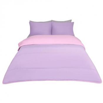 Soft Lilac 10.5 Tog Coverless Duvet Quilt with Pillowcase – Double Size