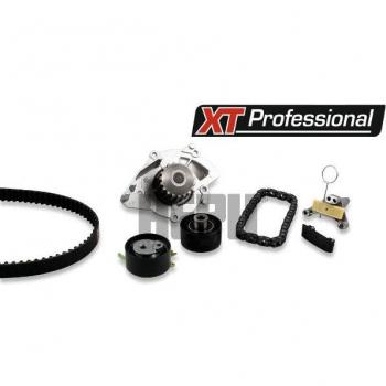 PK08010XT: Bomba de Agua con Kit de Correa de Distribución Profesional para Peugeot y Ford