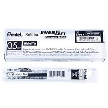 Pentel EnerGel Gelschreiber Nachfüllpatronen schwarz 0,25 mm 12 St