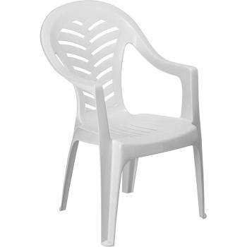 Palma Garden Dining Chairs, Duo Pack, White, Resol
