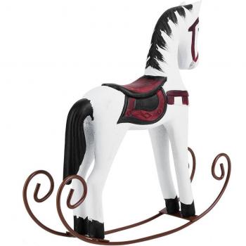 Caballo Mecerino: Arte en Madera para Niños
