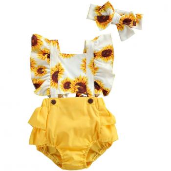 Ropa Infantil 0-24M Estampado Girasol
