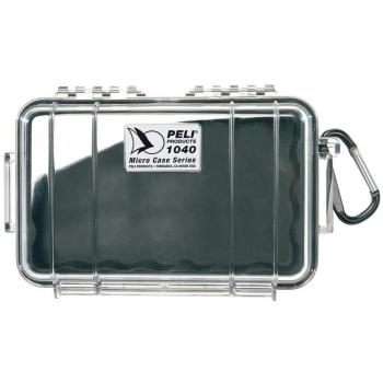 Pelican Microcase 1040 Transparent Case with Black Liner