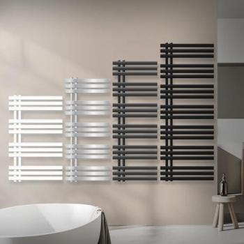 Design bathroom radiator Iron EM 500x1200 mm White LuxeBath