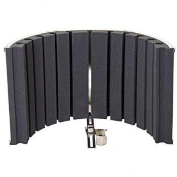 Fame Audio Mic ReflekScreen MK II – Schwarzer Akustikfilter für Mikrofone