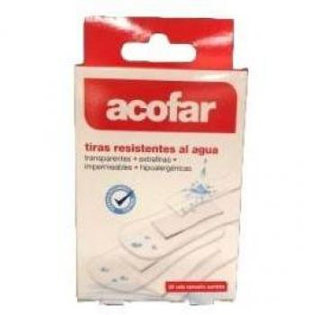 Acofar Tiras Plástico Transparente 20 Uds