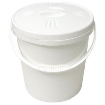 PHP Junior Joy Nappy Bin with Lid (White) 1 Count (Pack of 1)