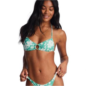 Top de bikini bandeau de mujer Billabong Field Day Ring en color Sweet Grass