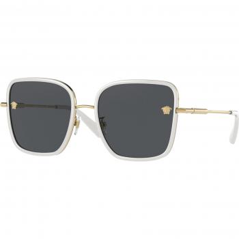Versace VE2247D Anteojos de Sol Dorados Mujer Ajuste Asiático