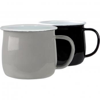 375ml Enamel Belly Mugs