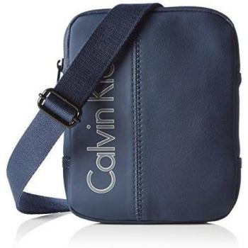 Bolso bandolera Calvin Klein JeansPLAY MINI FLAT CROSSOVER para Hombre, color Azul, tamaño 18x21x4 cm