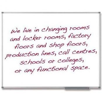 Pizarra magnética Nobo de acero vitrificado 60x90