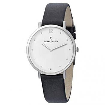 Pierre Cardin Belleville Stilvolle Damen Armbanduhr Schwarz