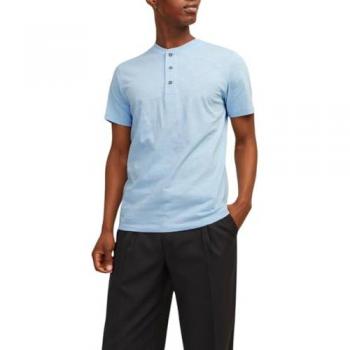 Jack & Jones Nixw Henley Slim Fit T-Shirt Herren Blau