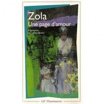 Emile Zola Une Page D'Amour (Garnier-Flammarion)