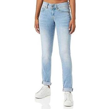 G-STAR RAW Jeans Straight Fit MIDGE – Damen, 27 Länge 32, Indigoblau (lt. aged)