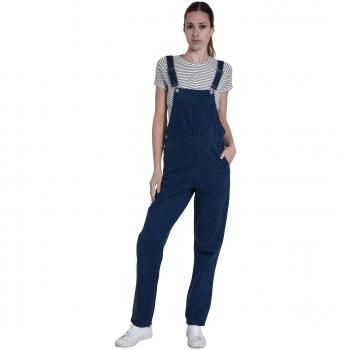 Ladies Darkwash Work Dungarees