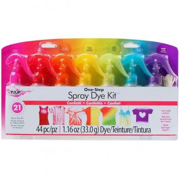 Tulip One-Step Spray Tie-Dye Confetti Colour Kit