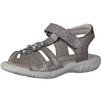 RICOSTA Mädchenklett‑Sandalen “Cleo” – Graphit – EU 34 – Kindergröße