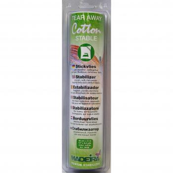 Matière Extensible Tear Aways Coton Stable 30x5m Blanc – Madeira