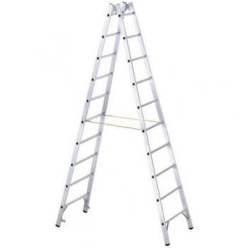 Zarges 235555 Escalera Comercial Peldaños Angostos