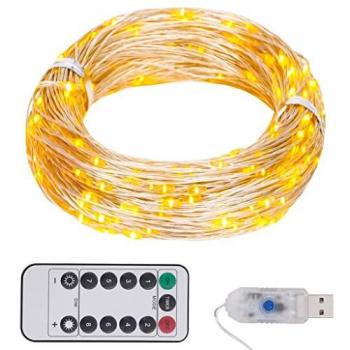 LED String Lights 300 LEDs Warm White 98.4'
