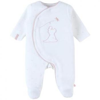 Pyjama en velours Popsie, couleur écru (6 mois)